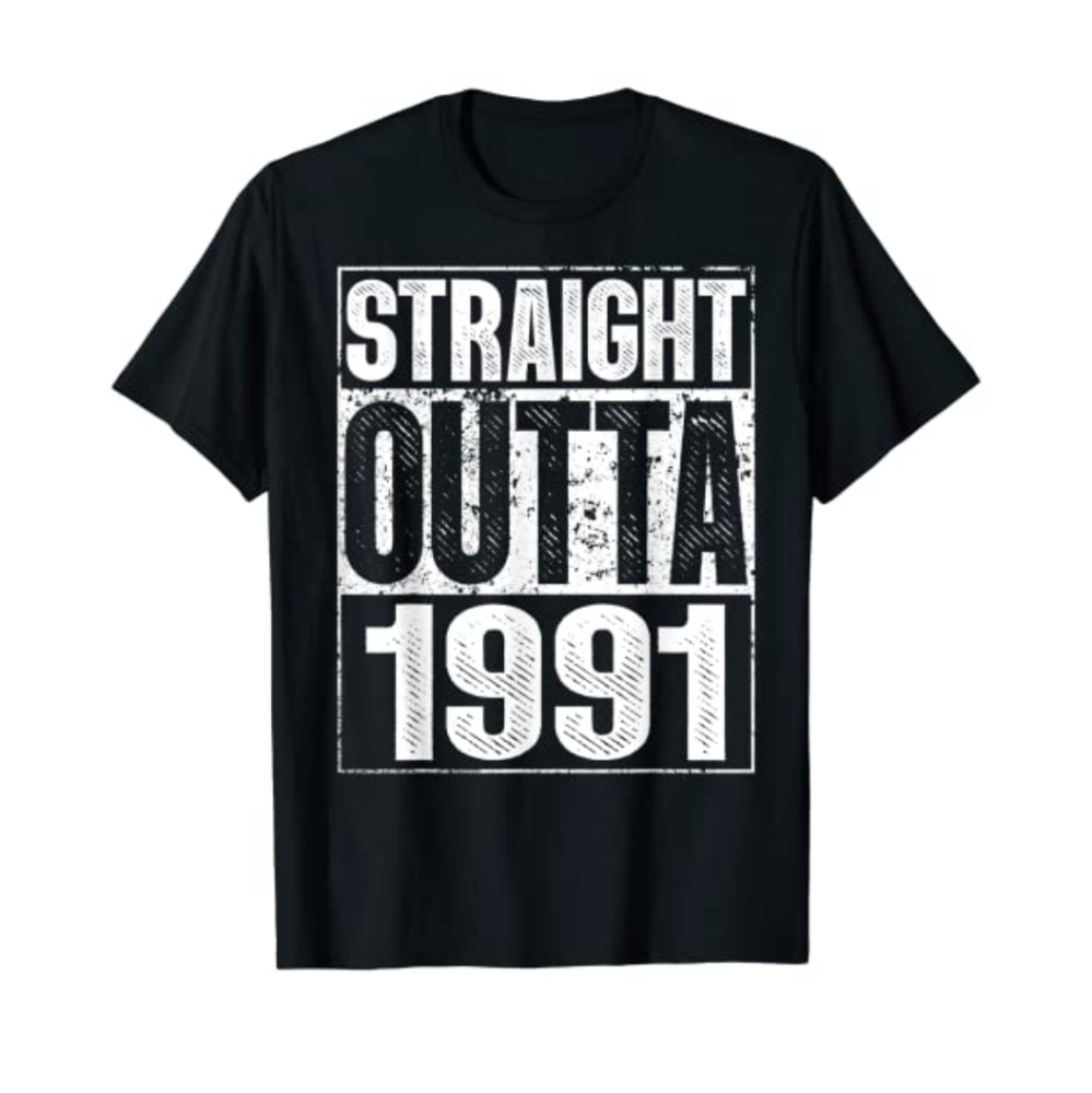 Straight Outta 1991 Birthday Shirt XL